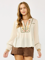 Sevina Embroidered Blouse