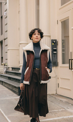 Camilla Shearling Vest Jacket