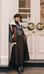 Camilla Shearling Vest Jacket