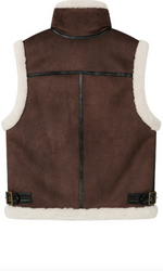 Camilla Shearling Vest Jacket