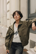 Ashley Oversized Suede Jacket