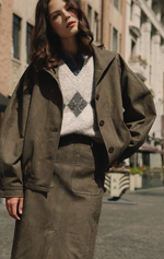 Ashley Oversized Suede Jacket