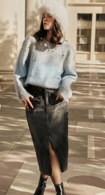 Debbie Denim Pencil Skirt