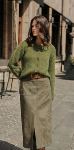 Debbie Denim Pencil Skirt