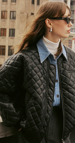 Heath Oversized Faux Leather Jacket