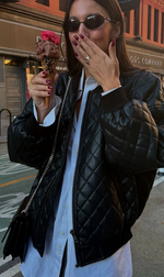 Heath Oversized Faux Leather Jacket