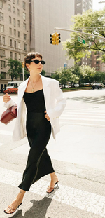 Kia Oversized Linen Blazer