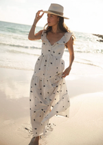 Maribel Embroidered Maxi Dress