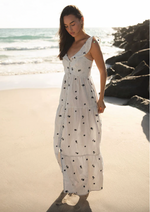 Maribel Embroidered Maxi Dress