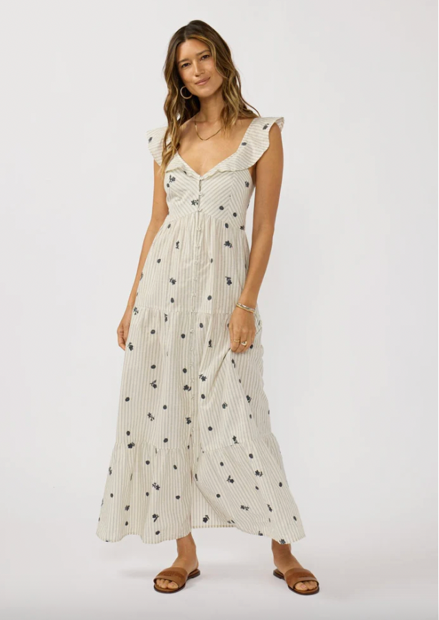 maribel maxi dress Maribel Embroidered Maxi Dress – Elephant Clouds Apparel