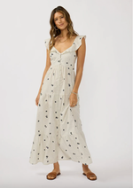 Maribel Embroidered Maxi Dress