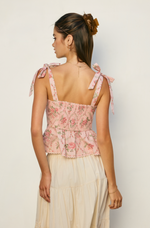 Cottage Charm Ruffled Croset Top (In Stock)