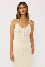 Dani Pointelle Top & Skirt Set