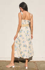 Love Galore Wicker Belt Midi Dress