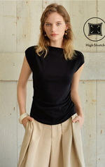 Devito Cotton Jersey Top