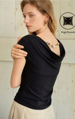 Devito Cotton Jersey Top