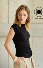 Devito Cotton Jersey Top