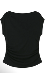 Devito Cotton Jersey Top