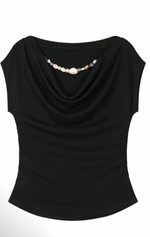 Devito Cotton Jersey Top
