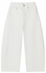 Evie Mid-Rise Barrel Jeans