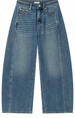 Evie Mid-Rise Barrel Jeans