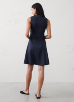 Soft Touch Shirred-Waist Knee-Length Dress