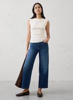 Textured Smocked Ruched Top