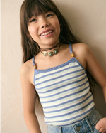 Girls Beaded Sweater Tank