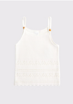 Girls Beaded Sweater Tank