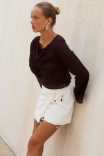 Dia Mini Wrap Skirt