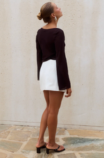 Dia Mini Wrap Skirt
