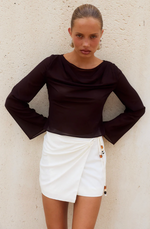Dia Mini Wrap Skirt