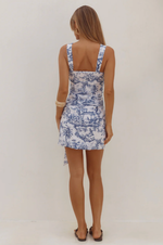 Delia Square Neck Mini Dress