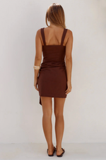 Delia Square Neck Mini Dress