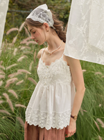 Myla Lace-Embroidered Top