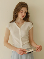 Blaire Simple V-Neck Blouse