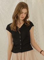 Blaire Simple V-Neck Blouse