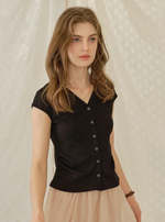 Blaire Simple V-Neck Blouse