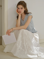 Blaire Simple V-Neck Blouse