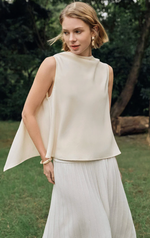 Didi Cowl Neck Flare Top