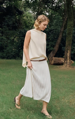 Didi Cowl Neck Flare Top