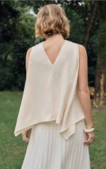 Didi Cowl Neck Flare Top