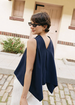 Didi Cowl Neck Flare Top