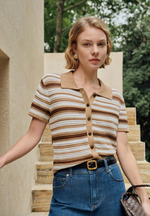 Dotty cotton crochet top