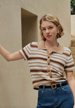 Dotty cotton crochet top