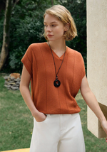 Eugene cotton knit top