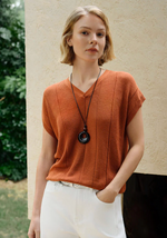 Eugene cotton knit top