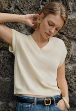Eugene cotton knit top