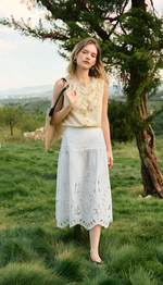 Edna Embroidered Skirt