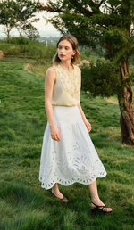 Edna Embroidered Skirt